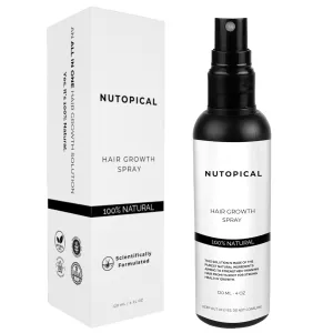 Hair Growth Spray for Thinning Hair, Hair Regrowth Treatment for Women and Men with Castor Oil, Rosemary Oil and Argan Oil, Support Hair Strength and Thickness, Made in USA, 4 Fl Oz