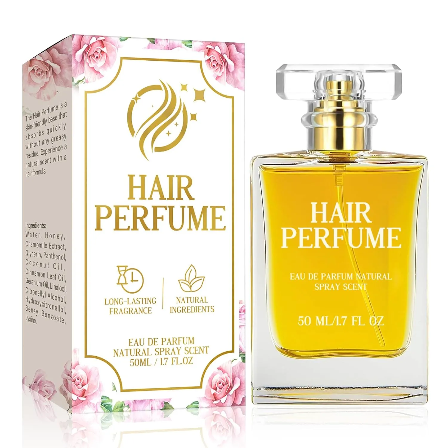 Hair Perfume, Pheromone Perfume for Women, Essential Oil Perfu-me for Hair, Per-fume Oil Extract to Ha-ir Care, Lasting Fragrance for Long Time