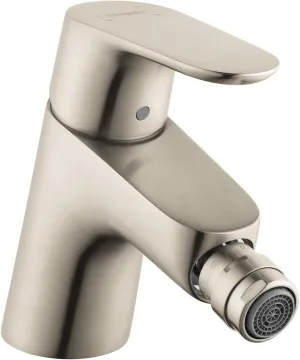 hansgrohe 31920821 Focus 5-inch Tall 1 Bidet Faucet in Brushed Nickel