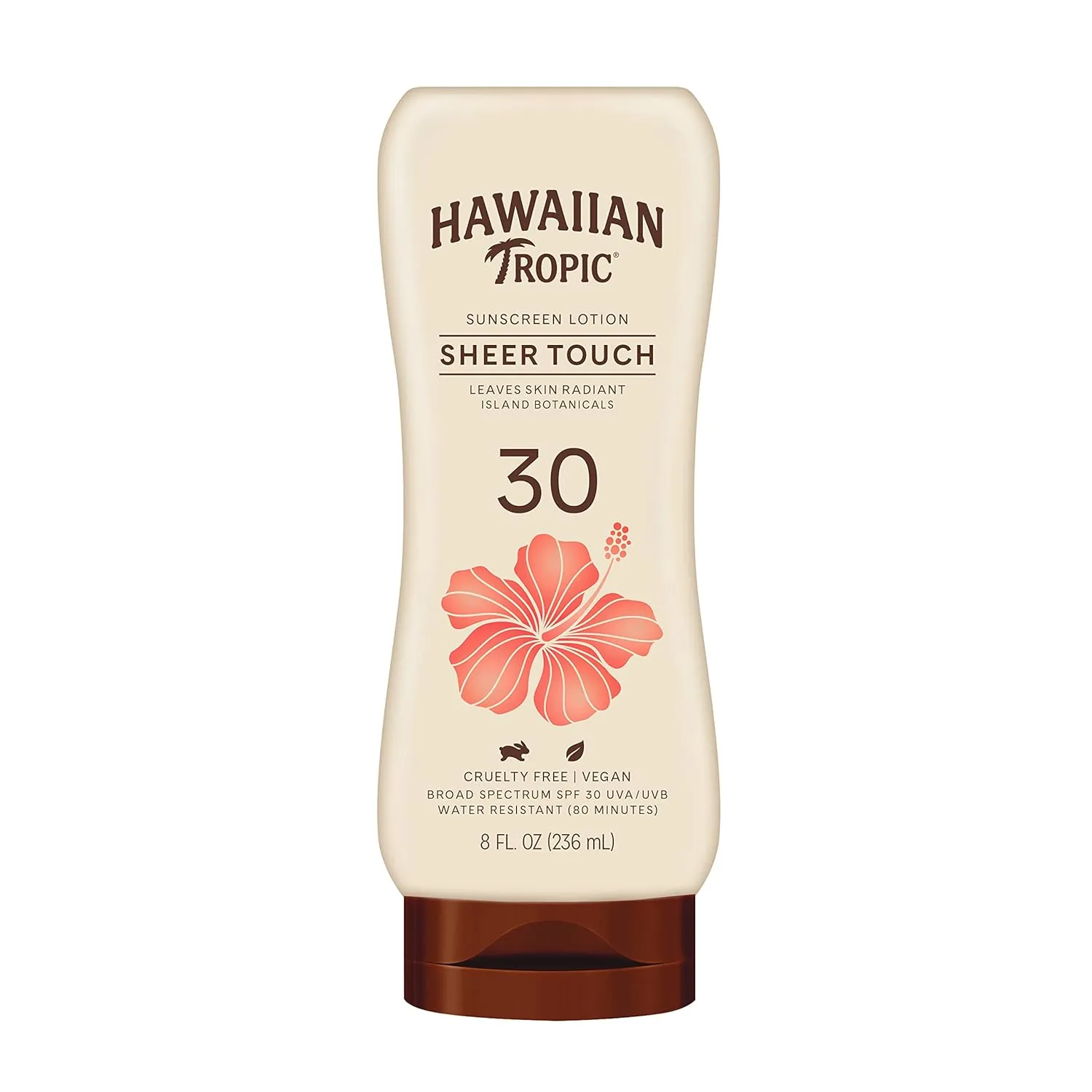 Hawaiian Tropic Weightless Hydration Clear Spray Sunscreen SPF 15 Twin Pack 6oz each & Sheer Touch Ultra Radiance Lotion Sunscreen SPF 30 8oz