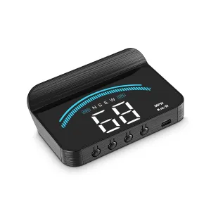 Heads Up Display for Cars M11,Universal OBD GPS Digital Speedometer Dual System 3.5 Inches HUD with Speed,Water Temperature,Driving Mileage,Overspeed Alarm,Suitable for All Cars