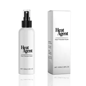 Heat Protectant Spray,Heat Protection Spray For Hair Styling With Radix Polygoni Multiflori Extract,Hydrolyzed Keratin,Ginger Root Extract,Enhances Shine,Repair Damage,Deep Nourishing,Strengthen Hair