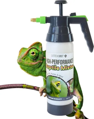 High-Performance Reptile Mister | Ultra-fine Amphibian Sprayer | Terrarium Humidity Fogger | Continuous Gentle Mister | Humidifier for Geckos, Chameleons, Turtles, & Lizards