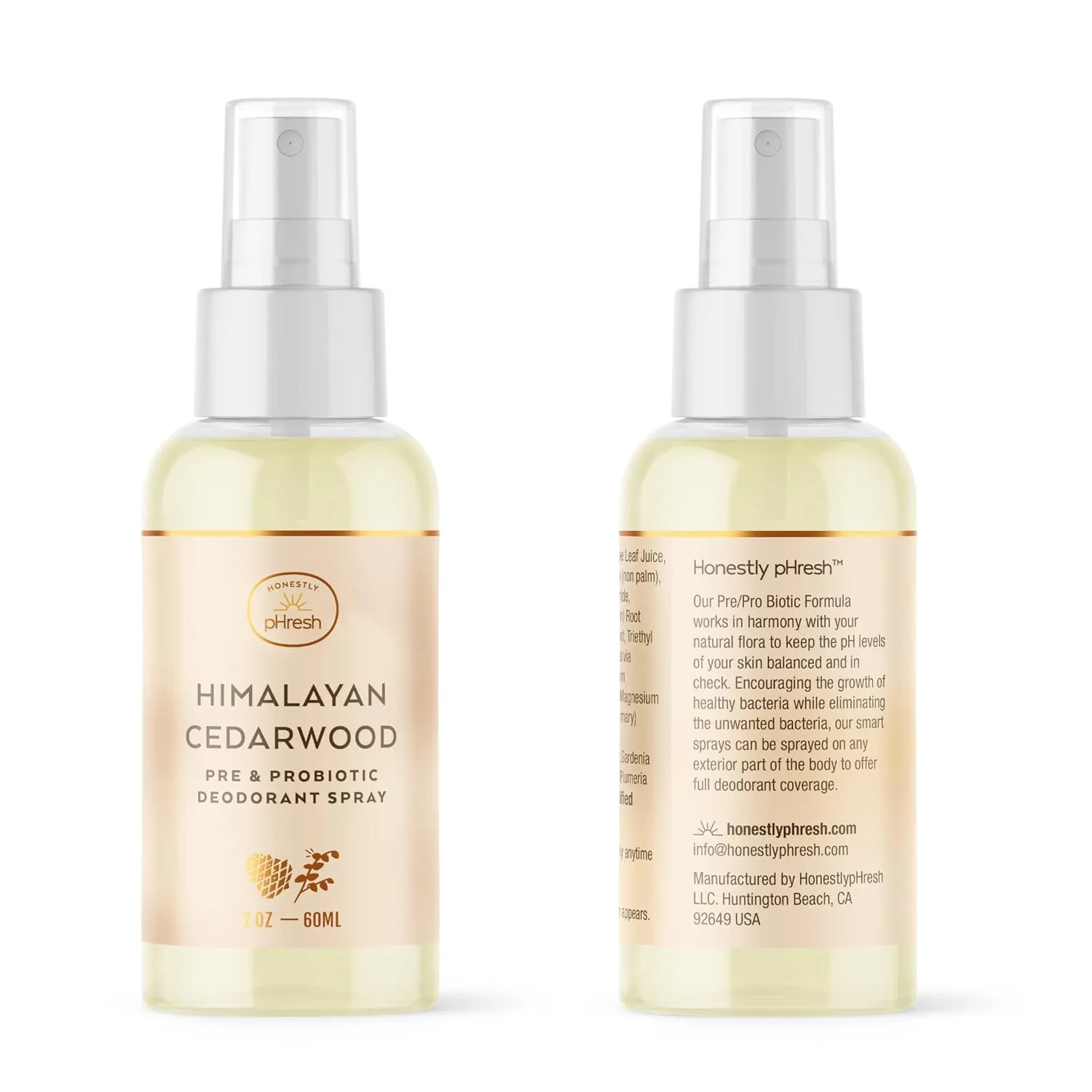 Himalayan Cedarwood Prebiotic Deodorant Spray