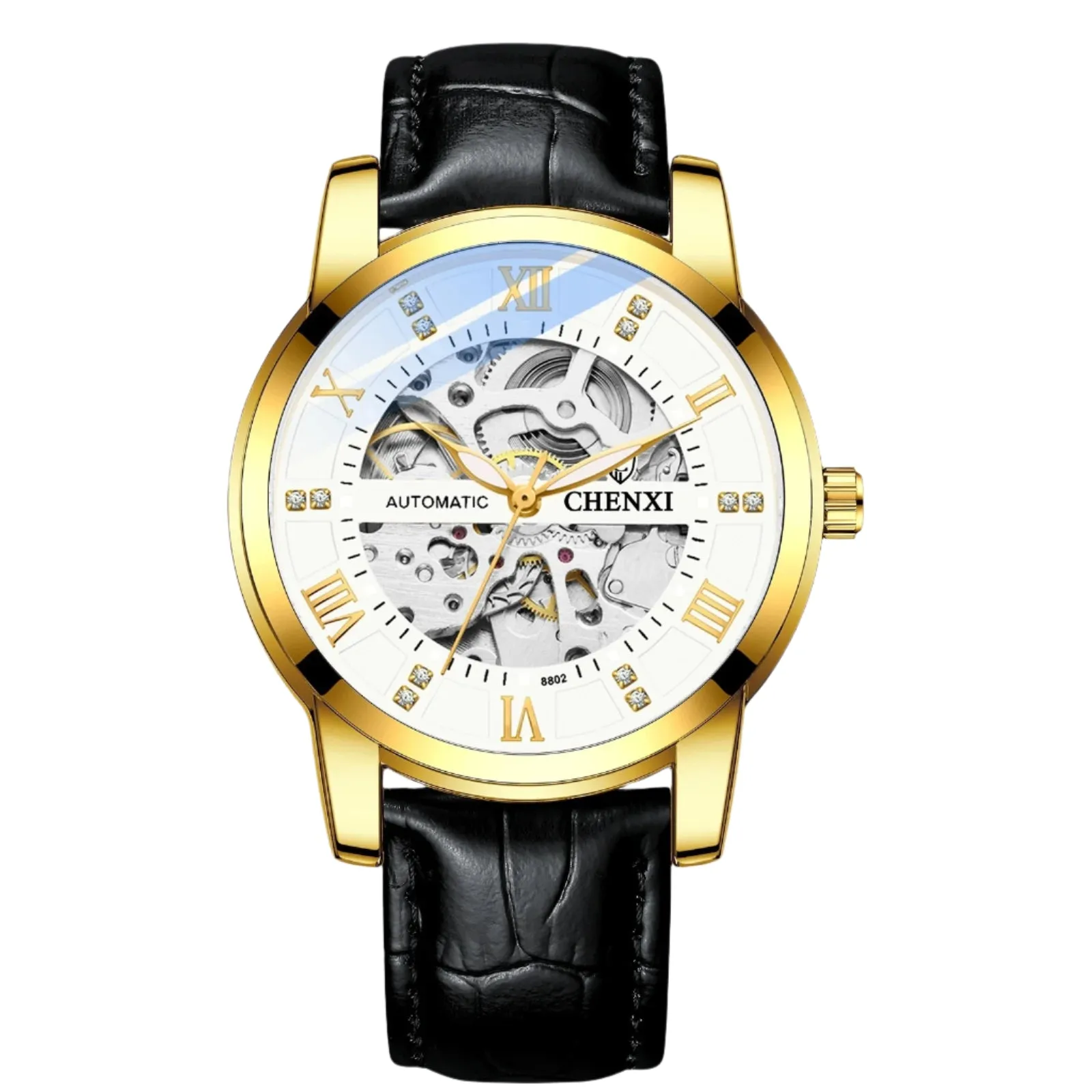 Hollow Automatic Mechanical Watch Belt Waterproof