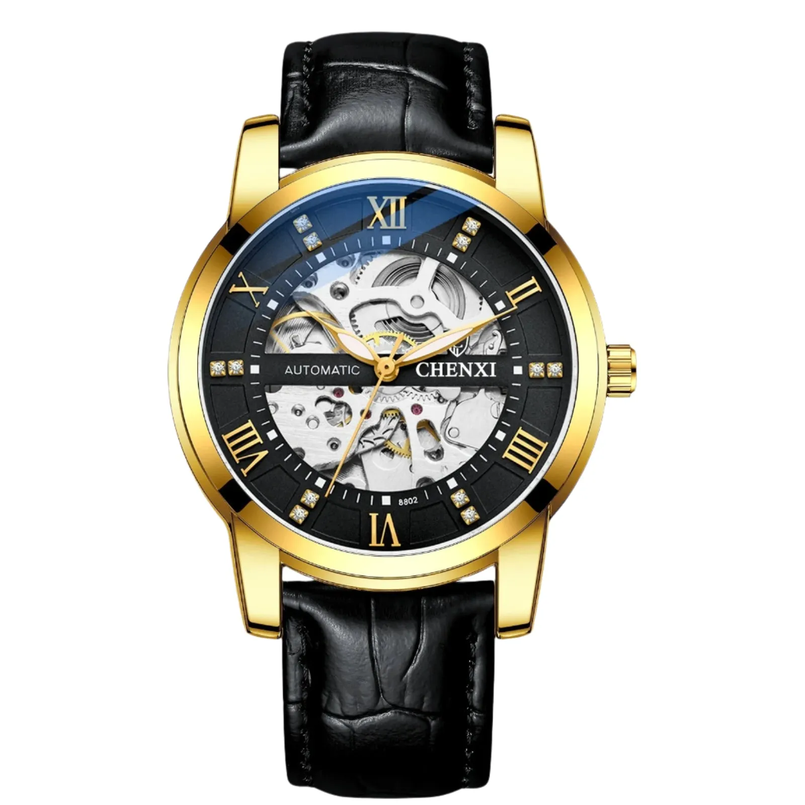 Hollow Automatic Mechanical Watch Belt Waterproof