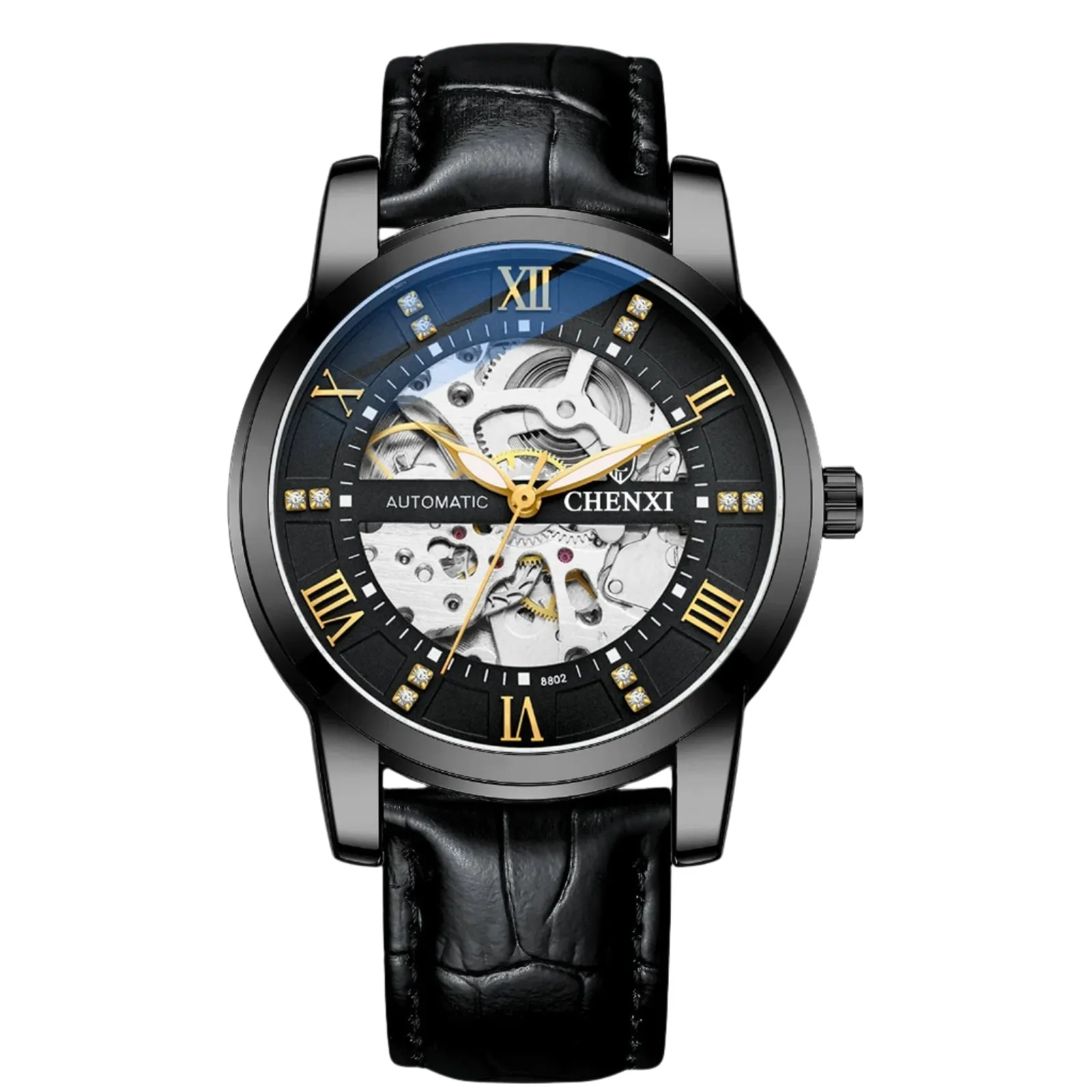 Hollow Automatic Mechanical Watch Belt Waterproof