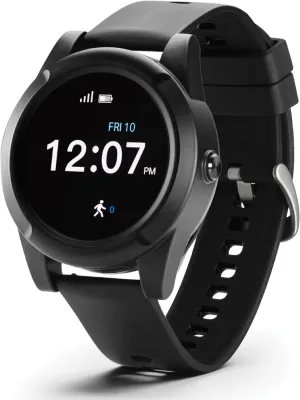 Home & WELLNESS co. SENIOR SAFETY SYSTEM Stride Medical Alert Watch- Assistance Device with GPS Tracking, Emergency Call Button, AT&T Network, Stylish Design