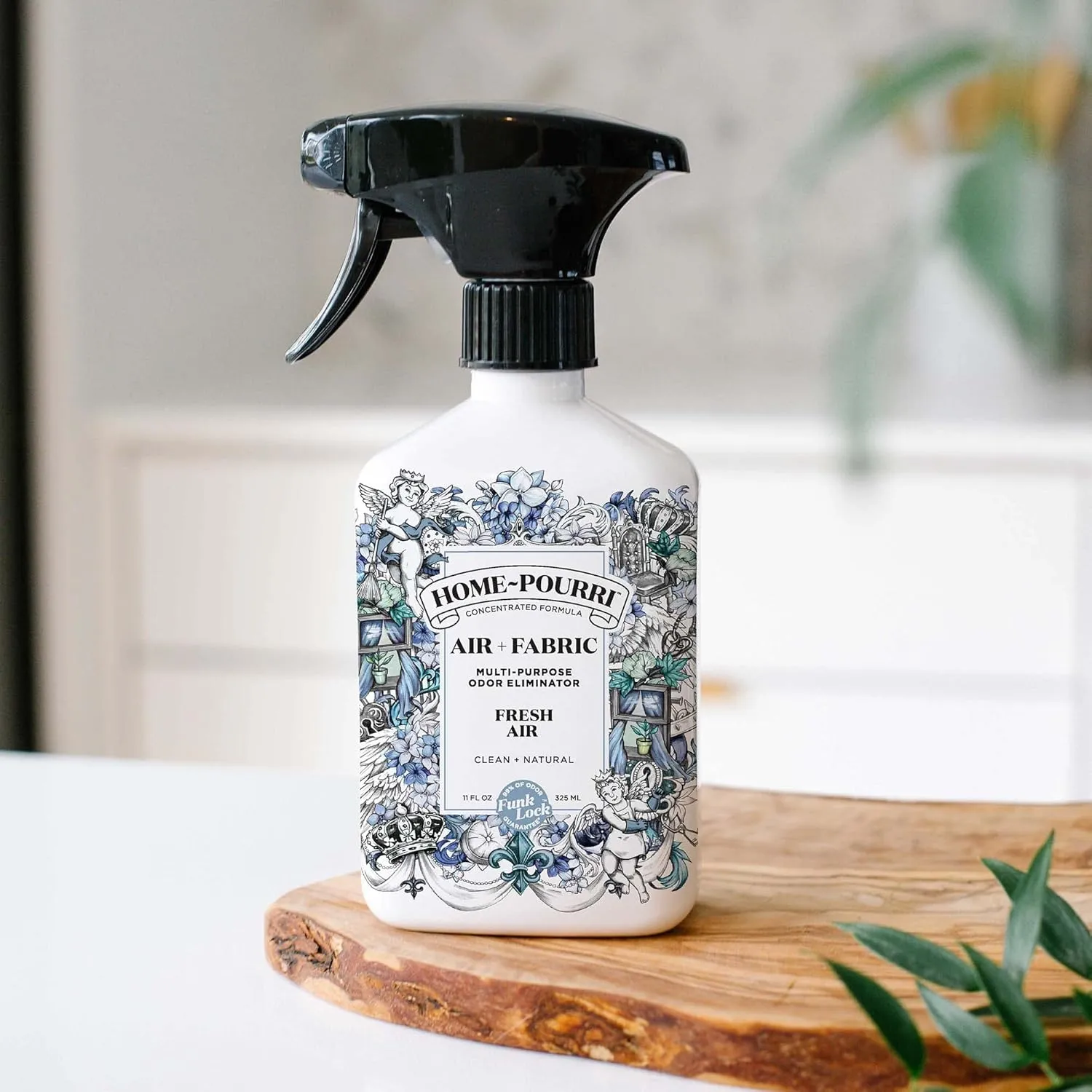 Home-Pourri Air   Fabric Multi-Purpose Odor Freshener Spray, Fresh Air, 11 Fl Oz - Jasmine, Fresh Air and Mint