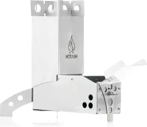 Hot Ash Wood Burning Stainless Steel Rocket Stove (Now Weighs 2 Pounds!)