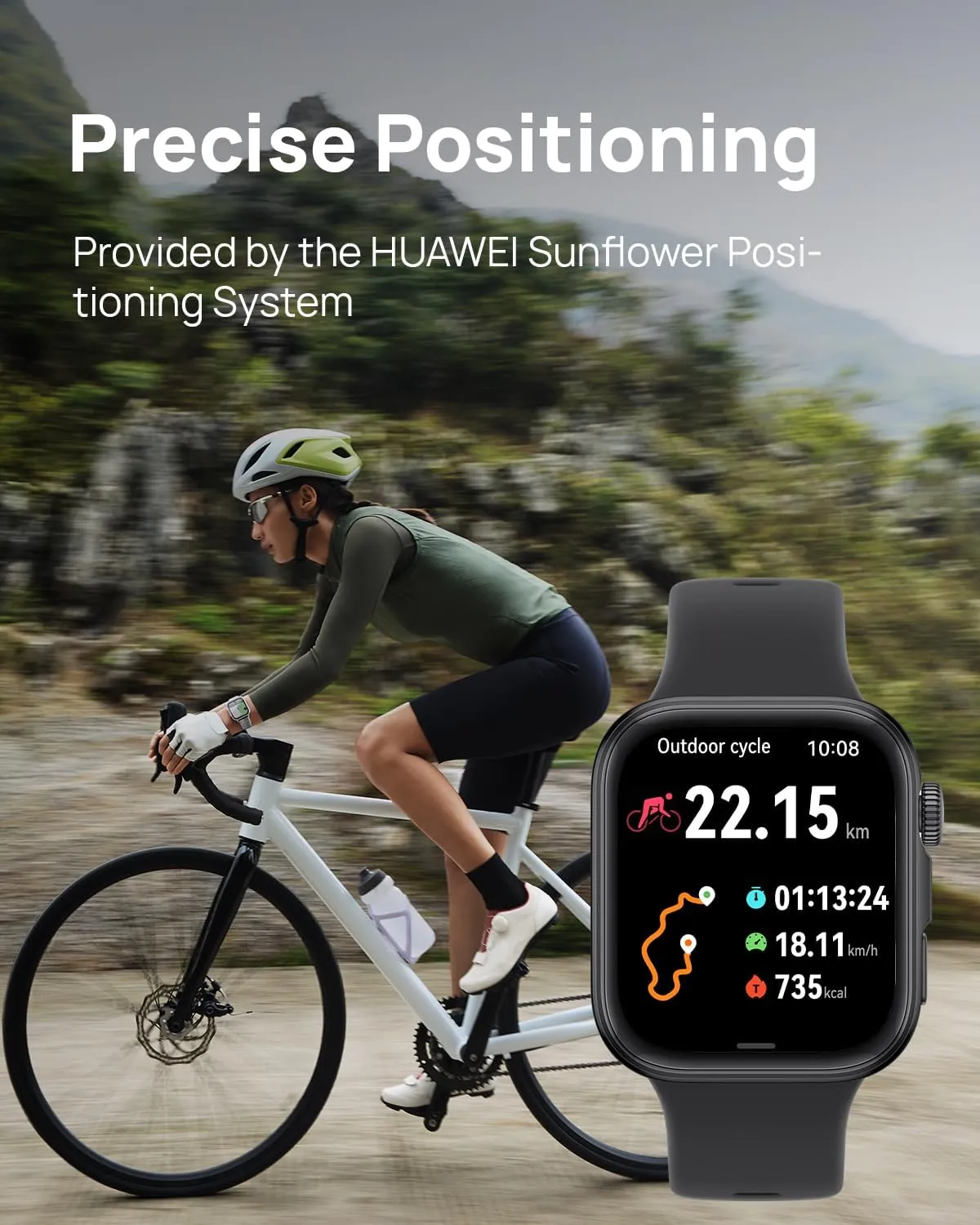 HUAWEI Watch FIT 4 smartwatch, 1.82" Large Display, Up to 10-Day Battery Life, Dual Band GPS, 100  Sports Modes, Fitness Health Tracker, Emotional Assistant, Compatible with Android iOS, White