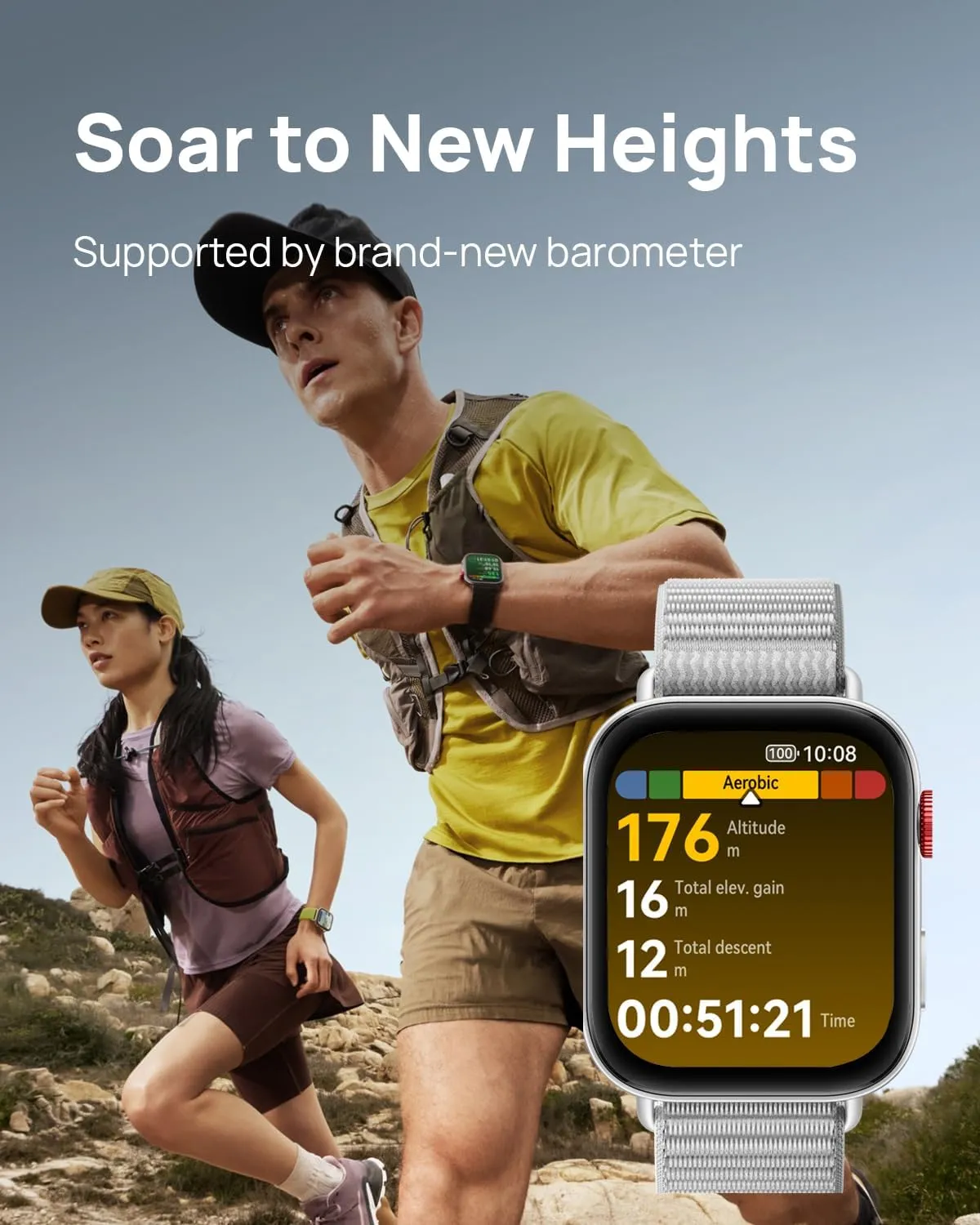 HUAWEI Watch FIT 4 smartwatch, 1.82" Large Display, Up to 10-Day Battery Life, Dual Band GPS, 100  Sports Modes, Fitness Health Tracker, Emotional Assistant, Compatible with Android iOS, White