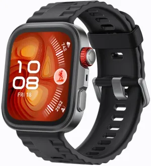 HUAWEI Watch FIT4 Pro Smartwatch, 1.82" Sapphire Display Titanium Alloy Bezel, Up to 10-Day Battery Life, Dual Band GPS, Golf Courses map, 40 m Free Diving, Compatible with Android iOS, Black