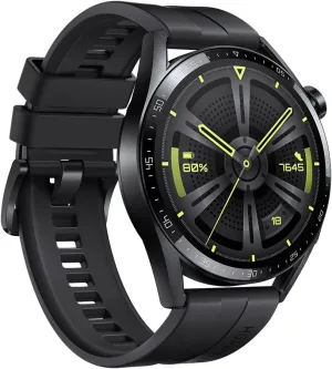 HUAWEI Watch GT 3 (46mm) GPS   Bluetooth Smartwatch (Black) - International Version