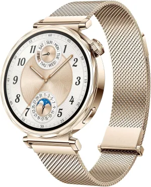 HUAWEI Watch GT 5 41mm Smartwatch (GPS), Hasta 7 Días de BaterÍa, Nueva experiencia de Carrera y Bicicleta, Sharp-Edged Design, Seguimiento de la salud, Compatible con iOS y Android (Gold)