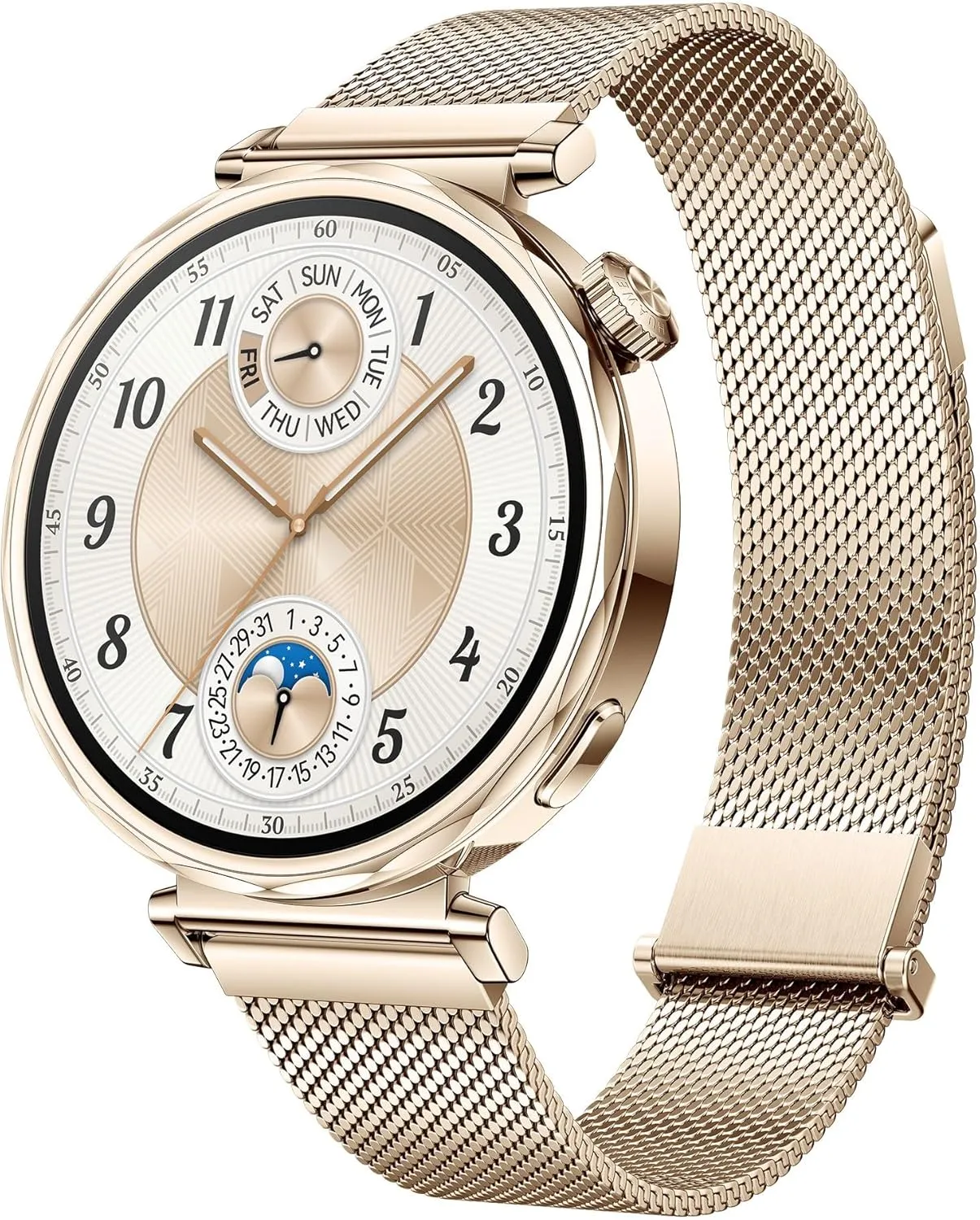 HUAWEI Watch GT 5 41mm Smartwatch (GPS), Hasta 7 Días de BaterÍa, Nueva experiencia de Carrera y Bicicleta, Sharp-Edged Design, Seguimiento de la salud, Compatible con iOS y Android (Gold)