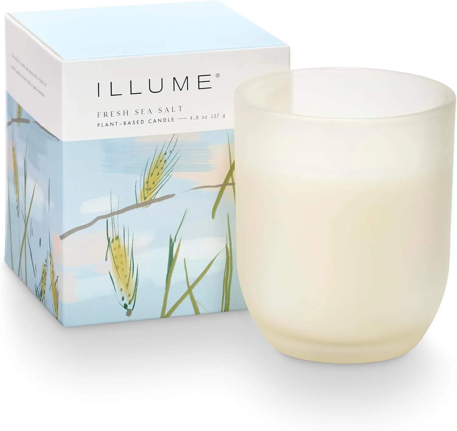 Illume Beautifully Done Fresh Sea Salt Baby Boxed Glass Scented Candle