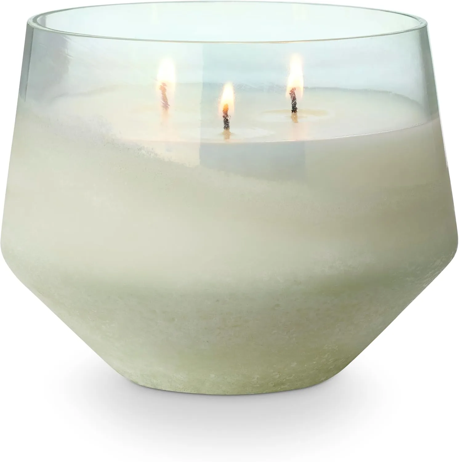 ILLUME Beautifully Done Fresh Sea Salt Large Baltic Glass Candle