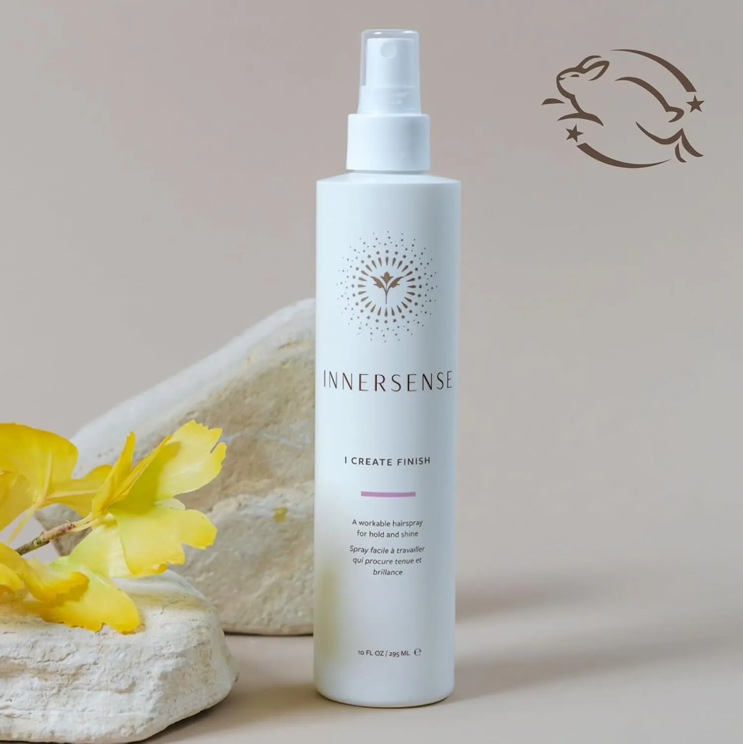 INNERSENSE Organic Beauty - Natural I Create Finish Finishing Spray | Non-Toxic, Cruelty-Free, Clean Haircare (10 fl oz)