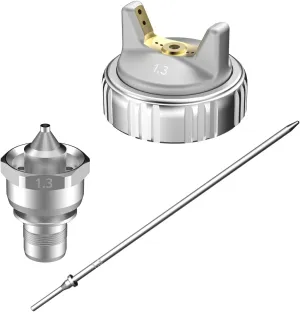 InoKraft Nozzle Set, 1.3mm Needle, Fluid Nozzle and Air Cap Set for Drizzle D1 LVLP Spray Gun, Precise, Durable