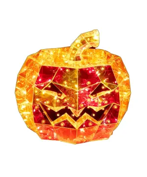 Jack-O-Lantern 100-Light Holographic