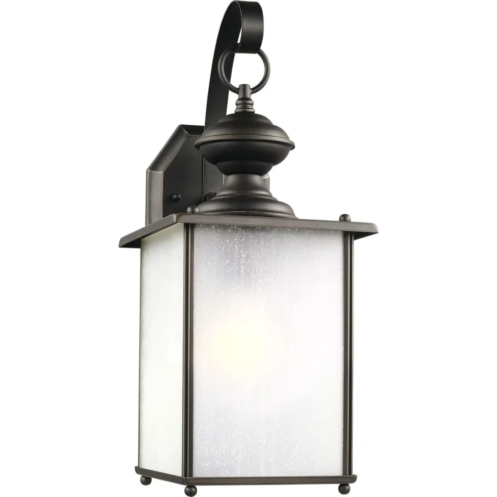Jamestowne Antique Bronze LED Outdoor Wall Lantern