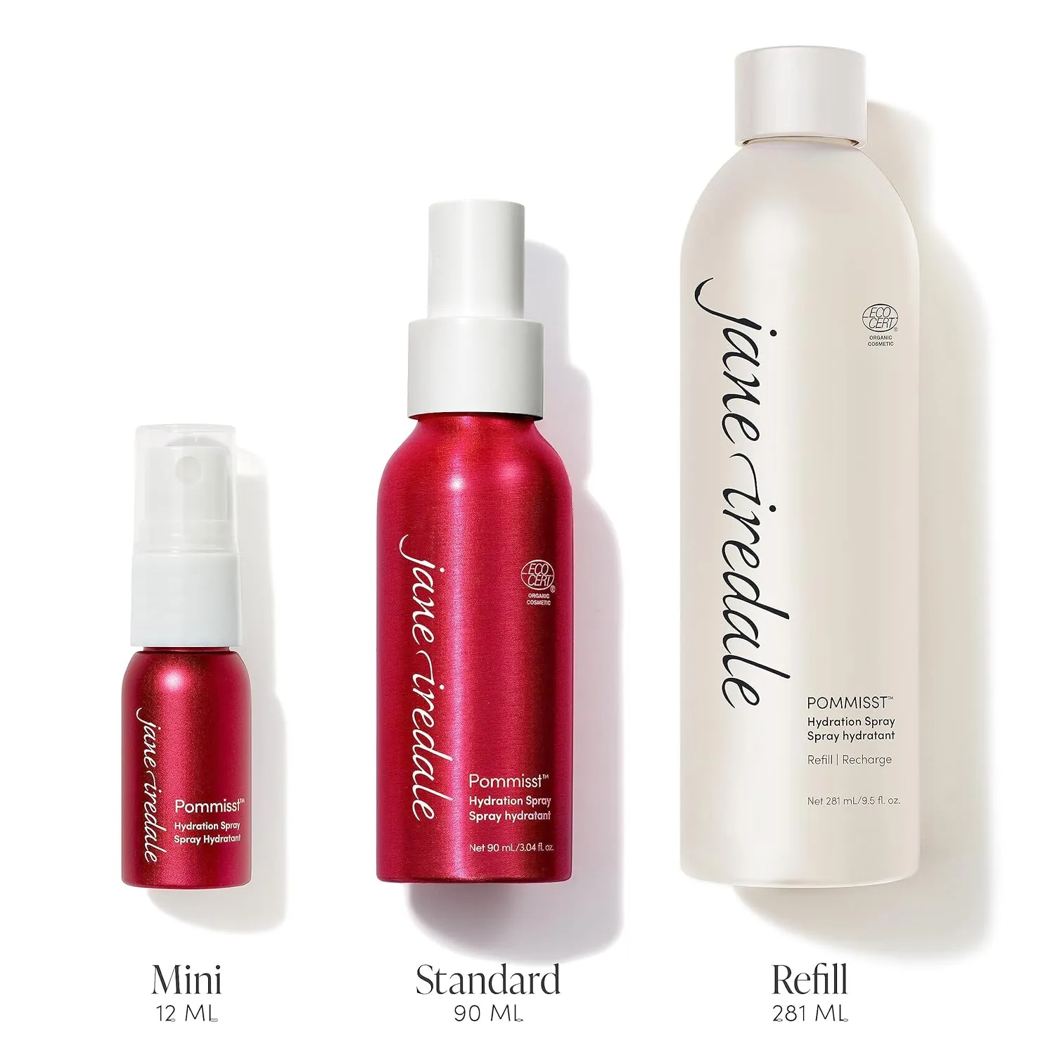 jane iredale POMMISST Hydration Spray Mineral Makeup Setting Spray with Antioxidants Hydrates and Conditions All Skin Types Vegan & Cruelty-Free
