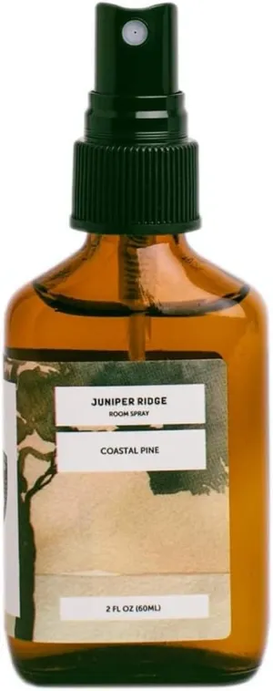 Juniper Ridge Coastal Pine Room Spray - Air Freshener Spray, Aromatherapy Spray for Home, Clothing & Linens, Notes of Pine & Ocean Air, Clean, Vegan, Paraben-Free, 2 fl oz