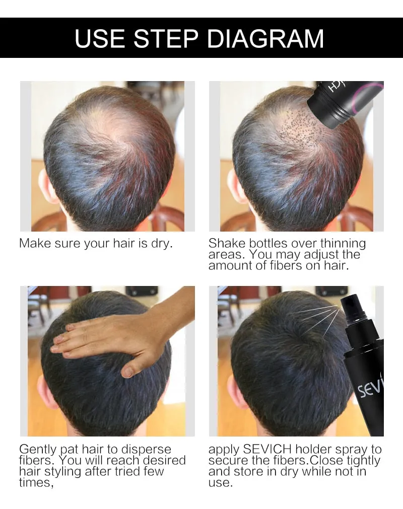 Keratin Hair Fiber Applicator & Spray