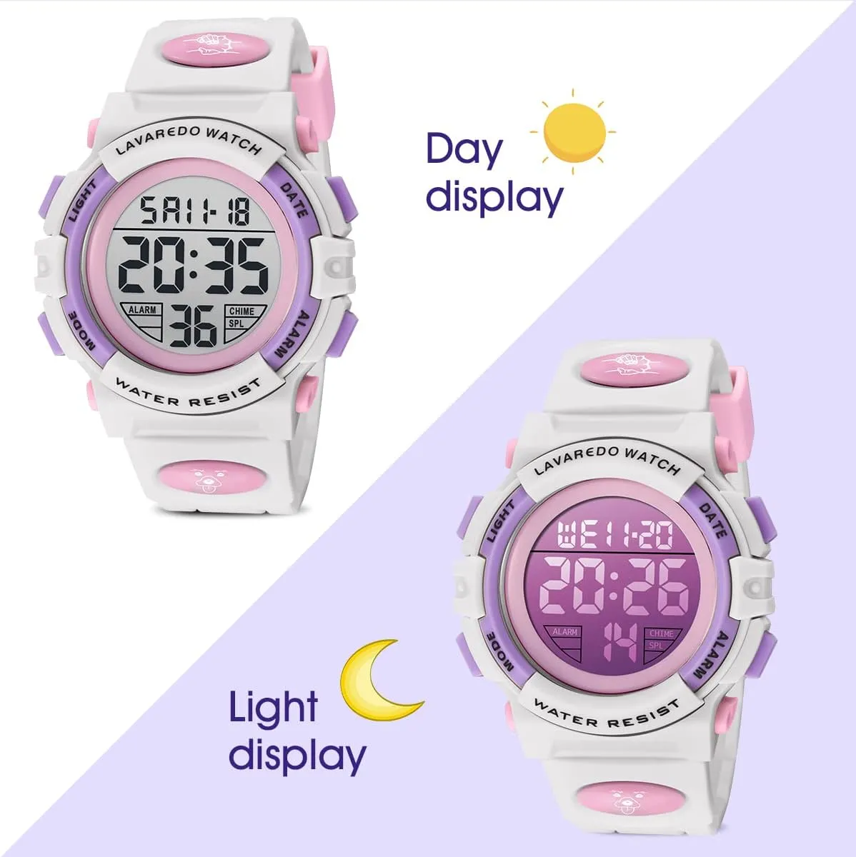 Kids Watch,Boys Watch for 3-15 Year Old Boys,Digital Sport Outdoor Multifunctional Chronograph LED 50 M Waterproof Alarm Calendar Analog Watch for Children with Silicone Band,Kids Gift