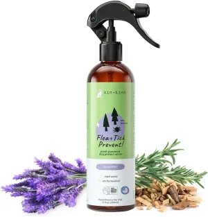 kin kind | Plant-Based Flea and Tick Spray for Dogs (12 fl oz) | Lavender