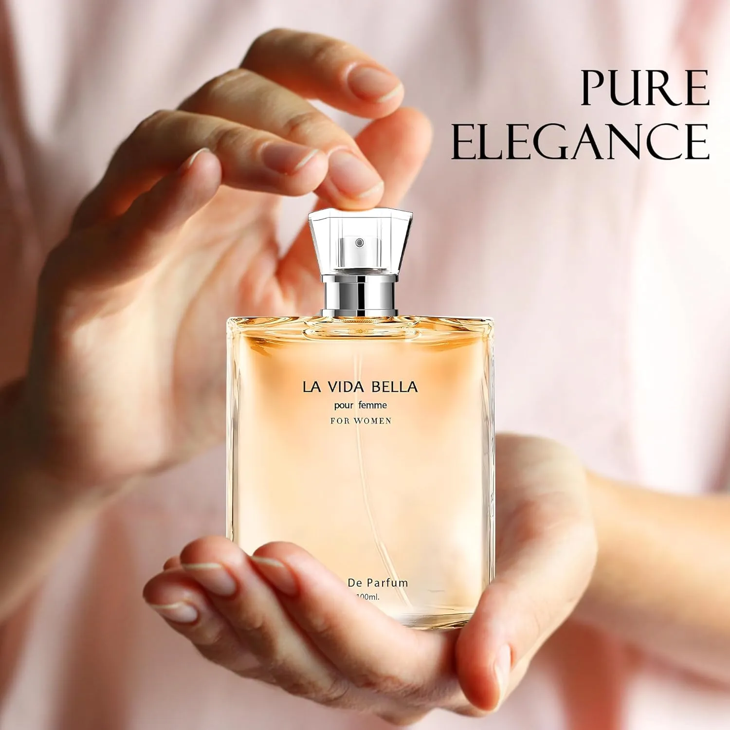 La Vida Bella Women Perfume–Bold & Sophisticated Scent Eau De Parfum With Citrus,Spice,And Woody Notes Long Lasting Natural Spray Fragrance 3.4 Fl Oz