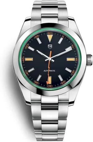 LACZ DENTON Pagani Design PD1733 Men Automatic Watches 40MM Men Mechanical Wristwatches Green Sapphire Glass AR Coated Watches NH35A Waterproof Watches