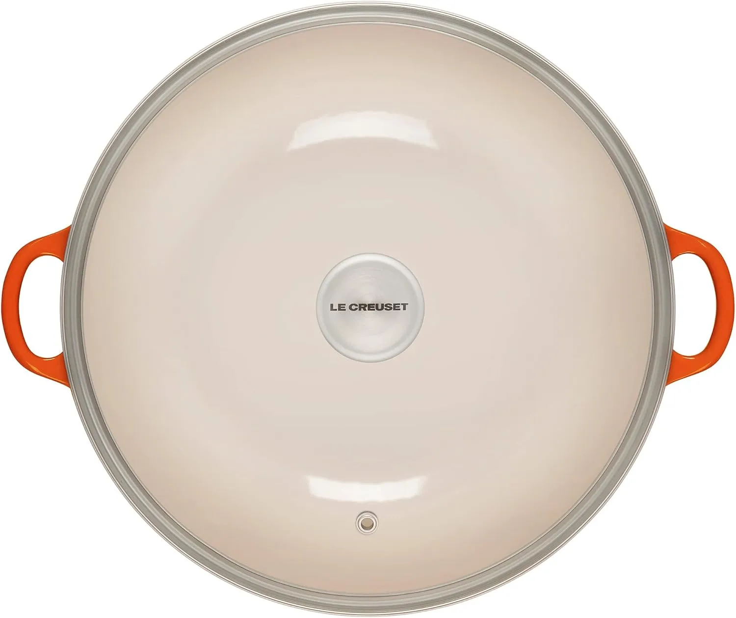 Le Creuset Enameled Cast Iron Chef's Oven with Glass Lid, 7.5 qt., Flame