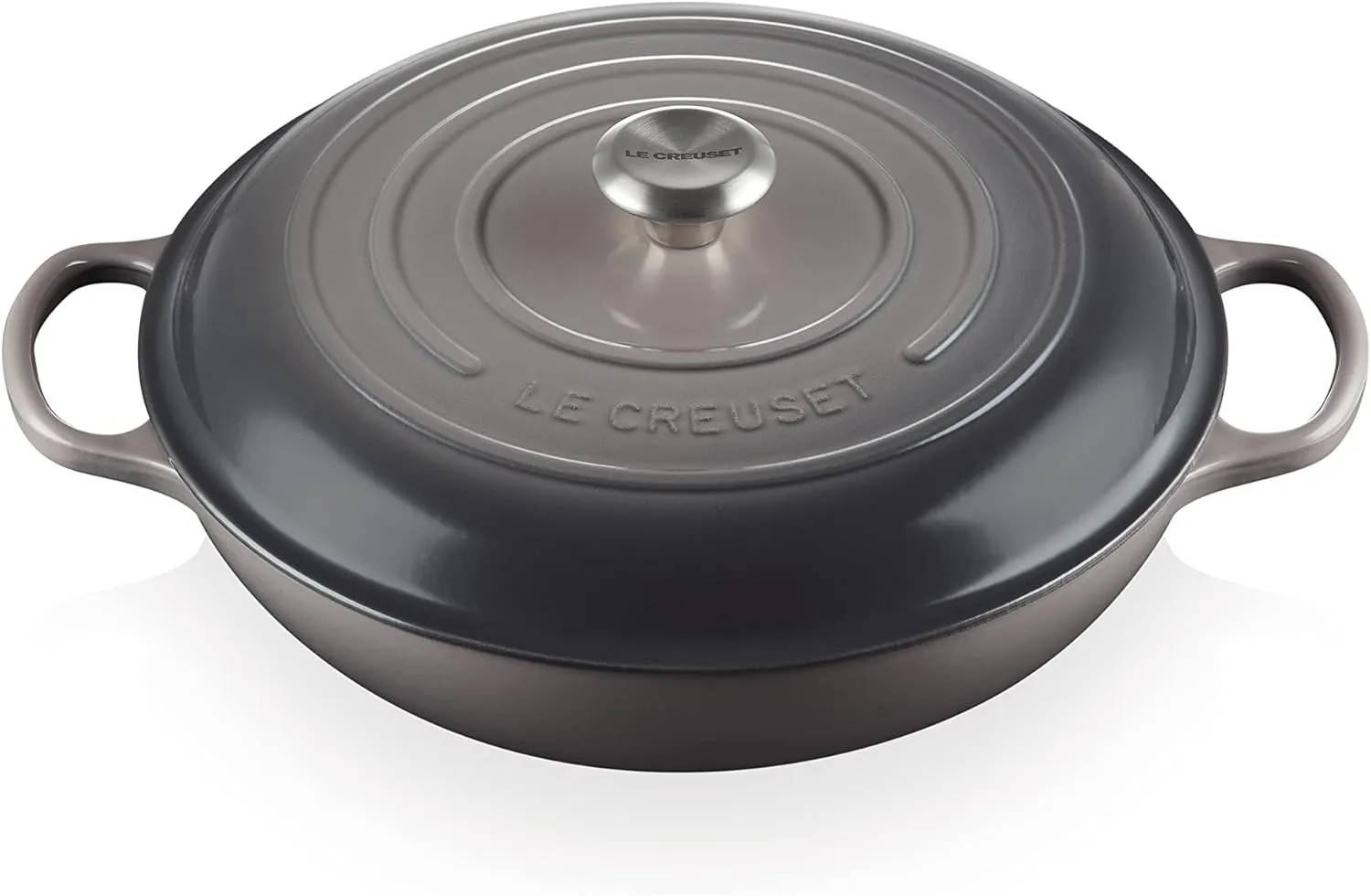 Le Creuset Enameled Cast Iron Signature Braiser, 5 qt. , Oyster