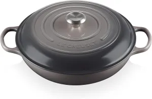 Le Creuset Enameled Cast Iron Signature Braiser, 5 qt. , Oyster