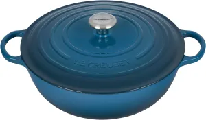 Le Creuset Enameled Cast Iron Signature Chef's Oven, 7.5 qt., Deep Teal