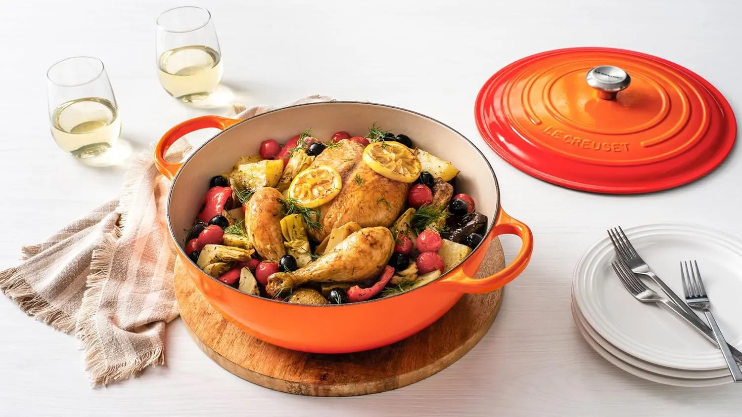 Le Creuset Enameled Cast Iron Signature Chef's Oven, 7.5 qt., Deep Teal