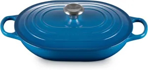 Le Creuset Enameled Cast Iron Signature Oval Casserole, 3.75 qt., Marseille