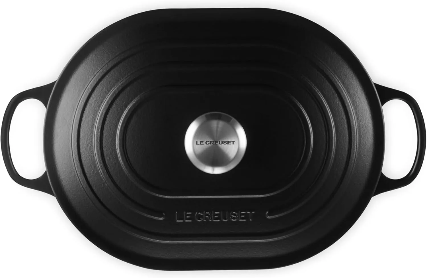 Le Creuset Enameled Cast Iron Signature Oval Casserole with Lid, 3.75 qt., Licorice
