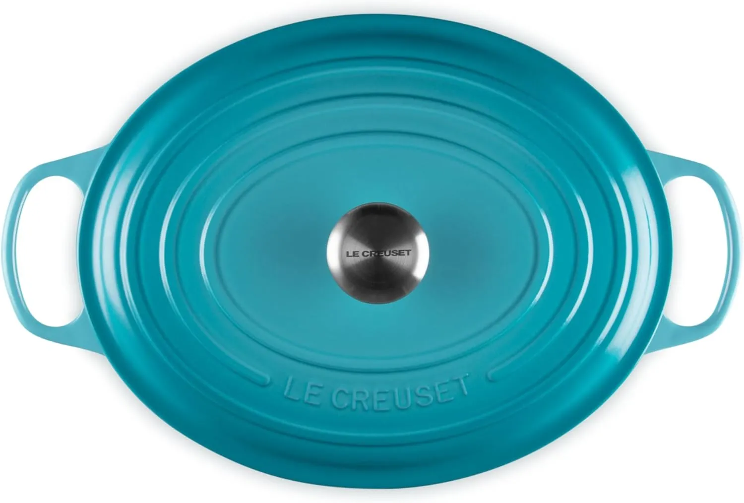Le Creuset Enameled Cast Iron Signature Oval Dutch Oven, 8 qt., Caribbean
