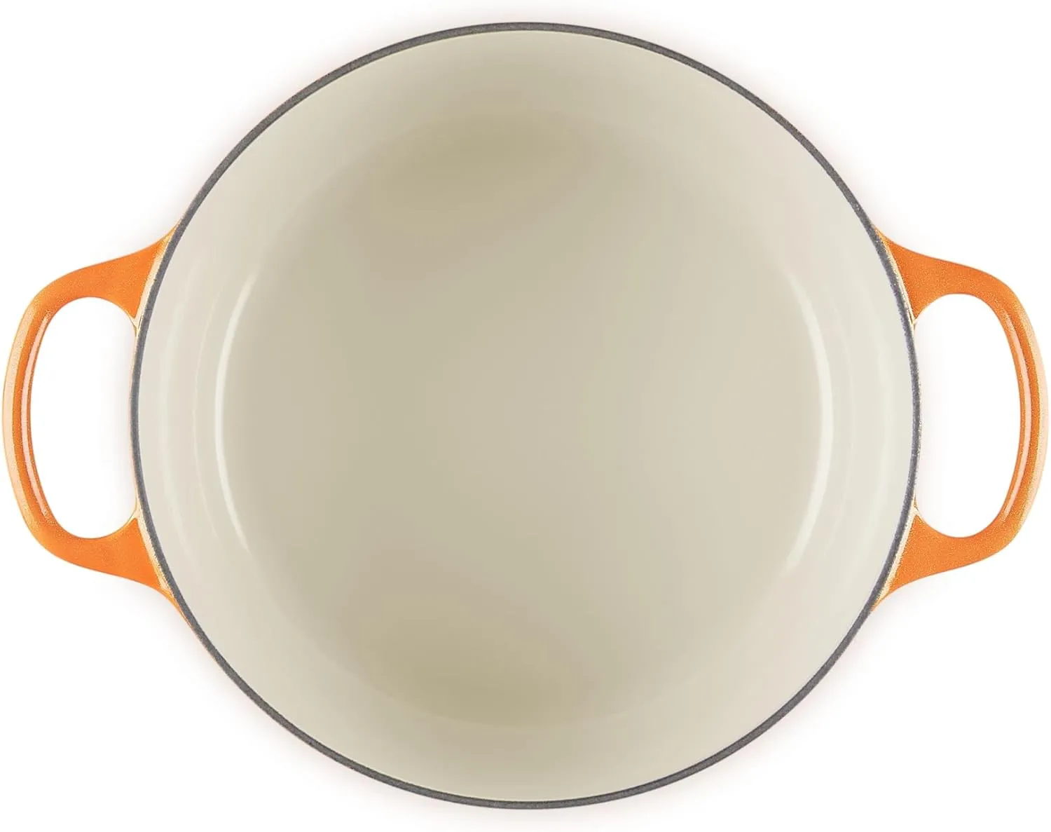 Le Creuset Enameled Cast Iron Signature Round Dutch Oven, 4.5 qt., Flamme Doree with Crucible Knob