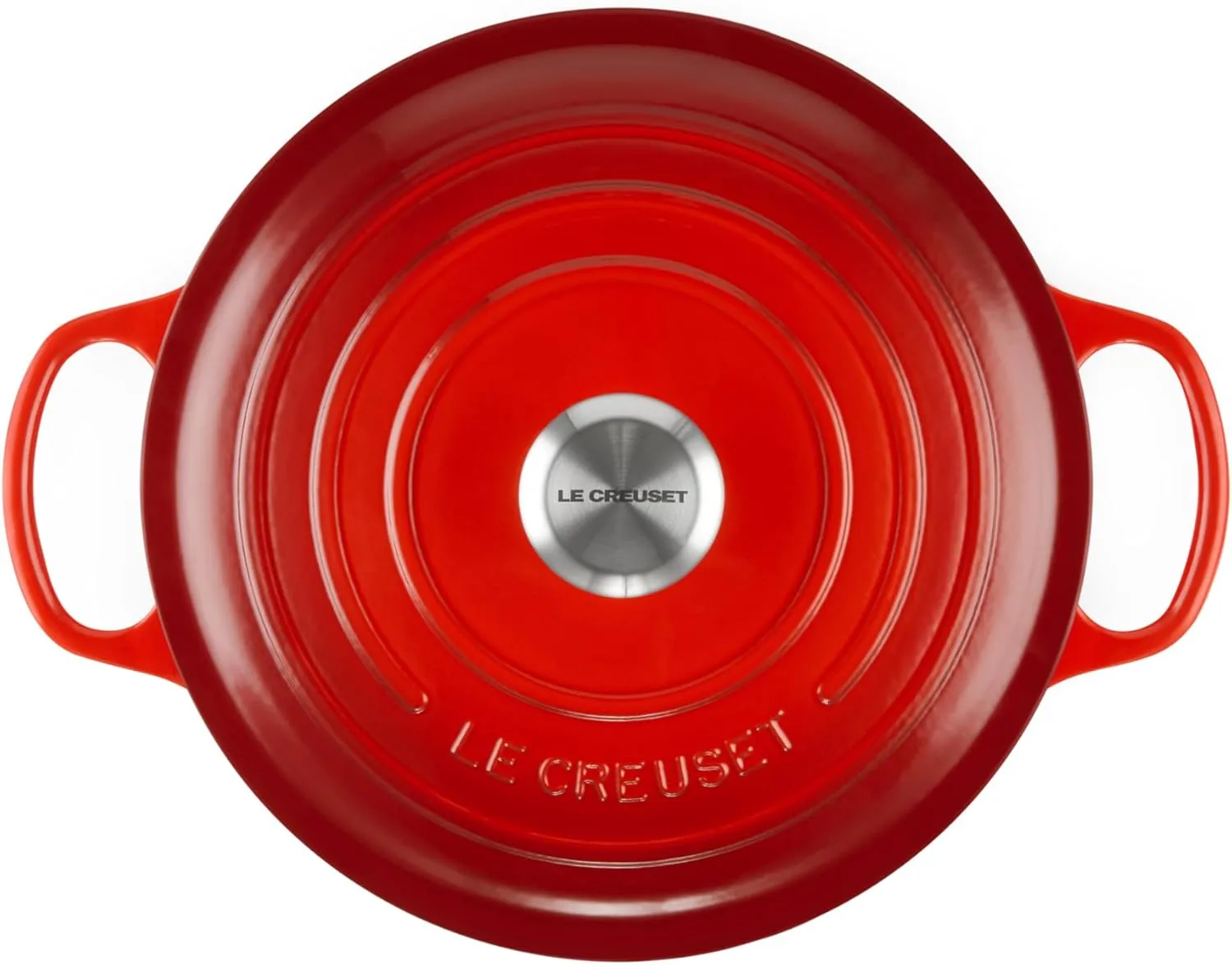Le Creuset Enameled Cast Iron Signature Round Dutch Oven, 5.5 qt., Cerise