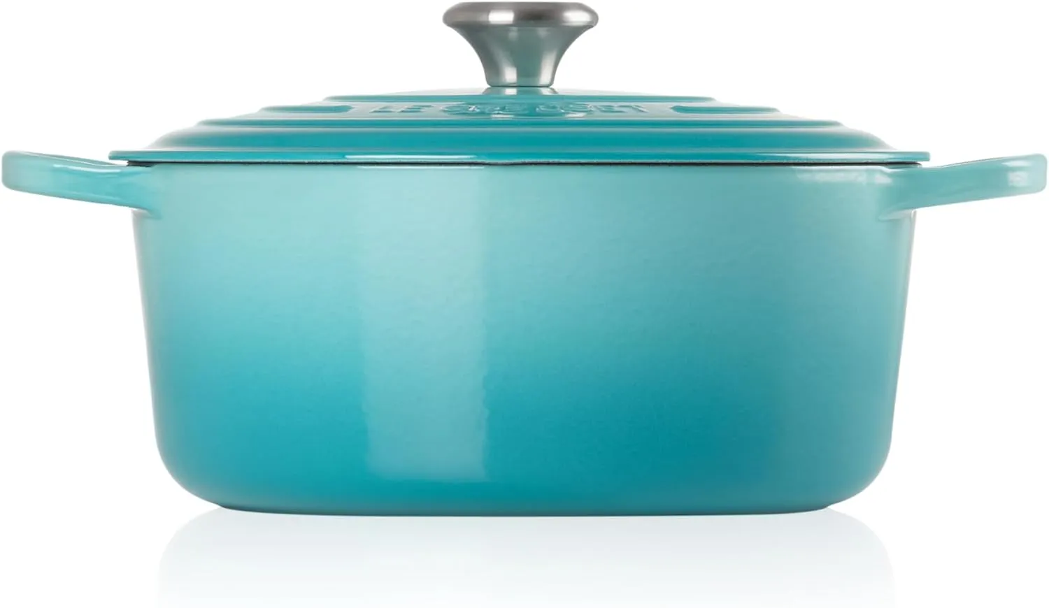 Le Creuset Enameled Cast Iron Signature Round Dutch Oven, 7.25 qt., Caribbean