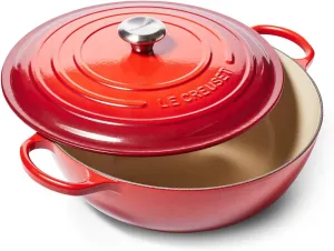Le Creuset Signature Cast Iron Chef's Oven, 7.5qt, Cerise