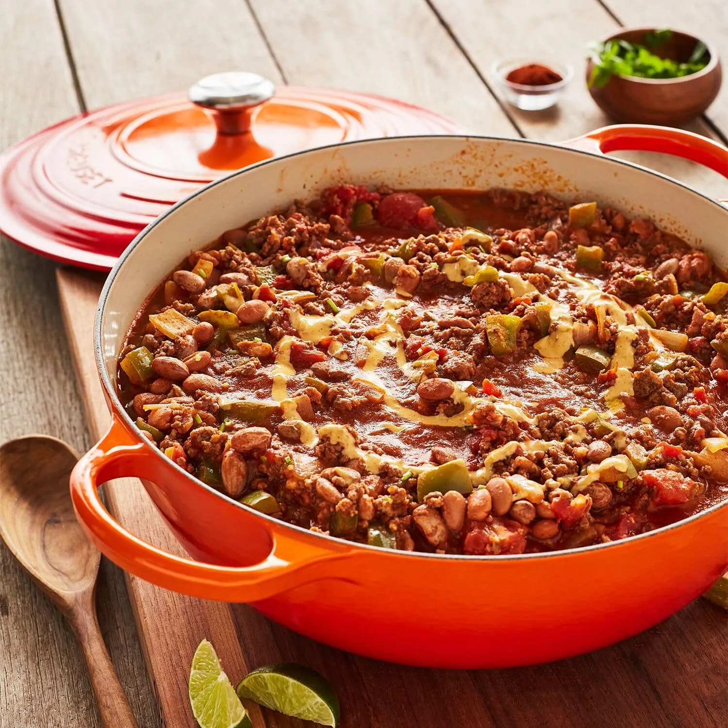 Le Creuset Signature Cast Iron Chef's Oven, 7.5qt, Flame