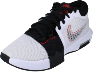 Lebron Witness 8 Basketball Shoes (FB2239-103, White/University Red/Black) Size 13