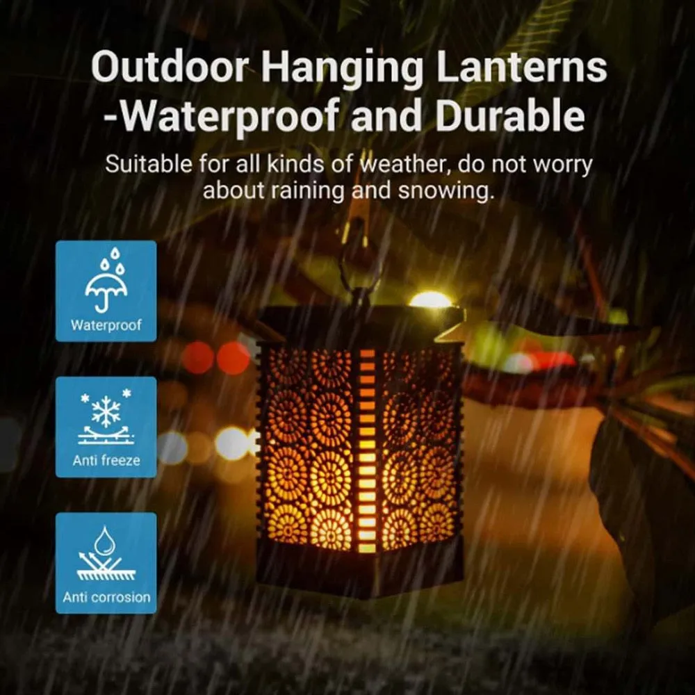 LED Solar Lights Dancing Flame