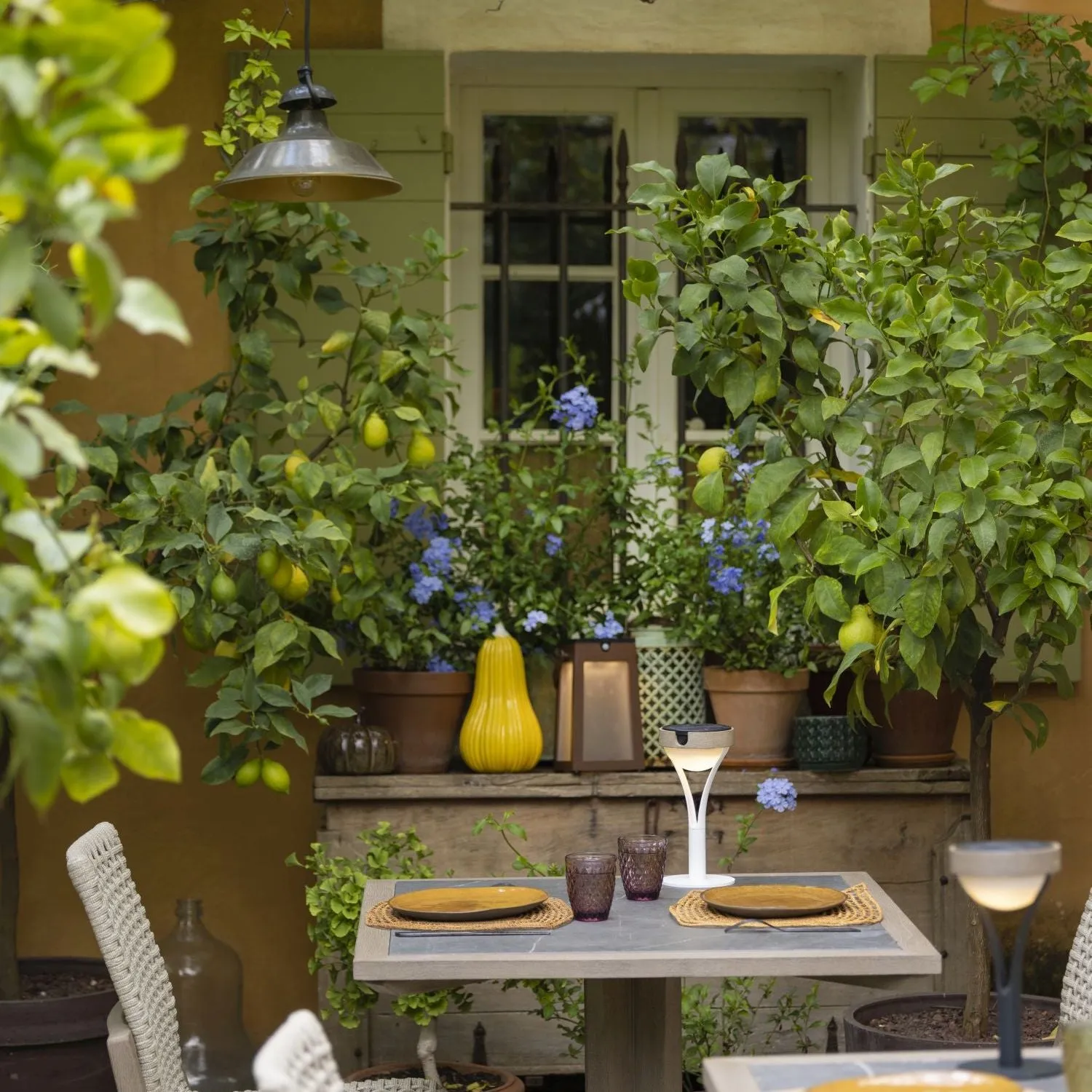 Les Jardins Tinka Solar Table Lamp