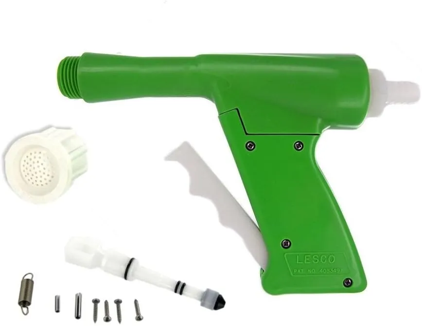 Lesco Chemlawn Spray Gun with 4.0 GPM Nozzle and Repair Kit (Bundle, 3 Items)